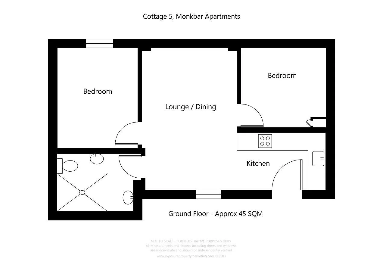 יורק City Apartments - Monkbar Mews