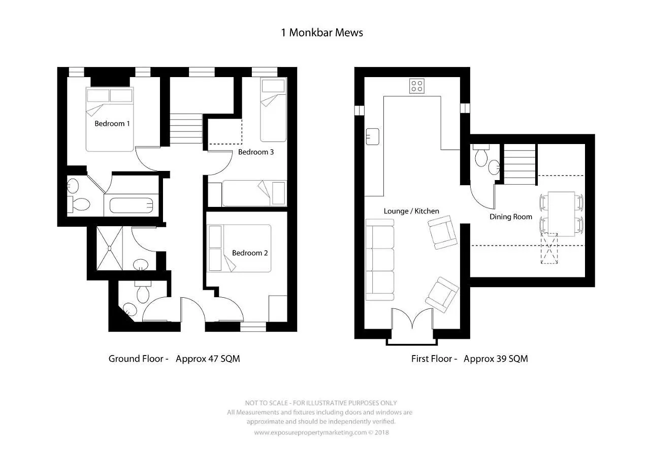 יורק City Apartments - Monkbar Mews 0*,